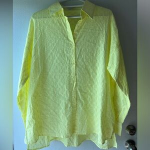 Yellow shorts set, size XL, yellow